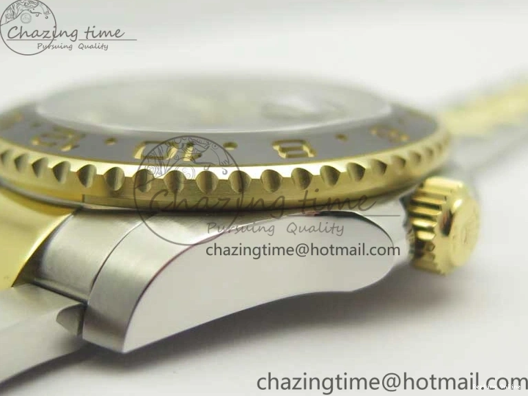 0504 GMT Master II 116713 GMF 904L Steel Edition Green Dial on SS YG Bracelet A Lightweight 3386